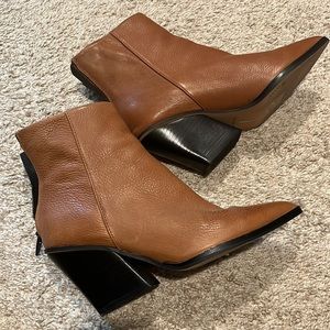 Dolce Vita Tan Leather Booties